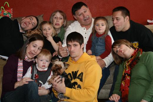 Family Christmas gathering