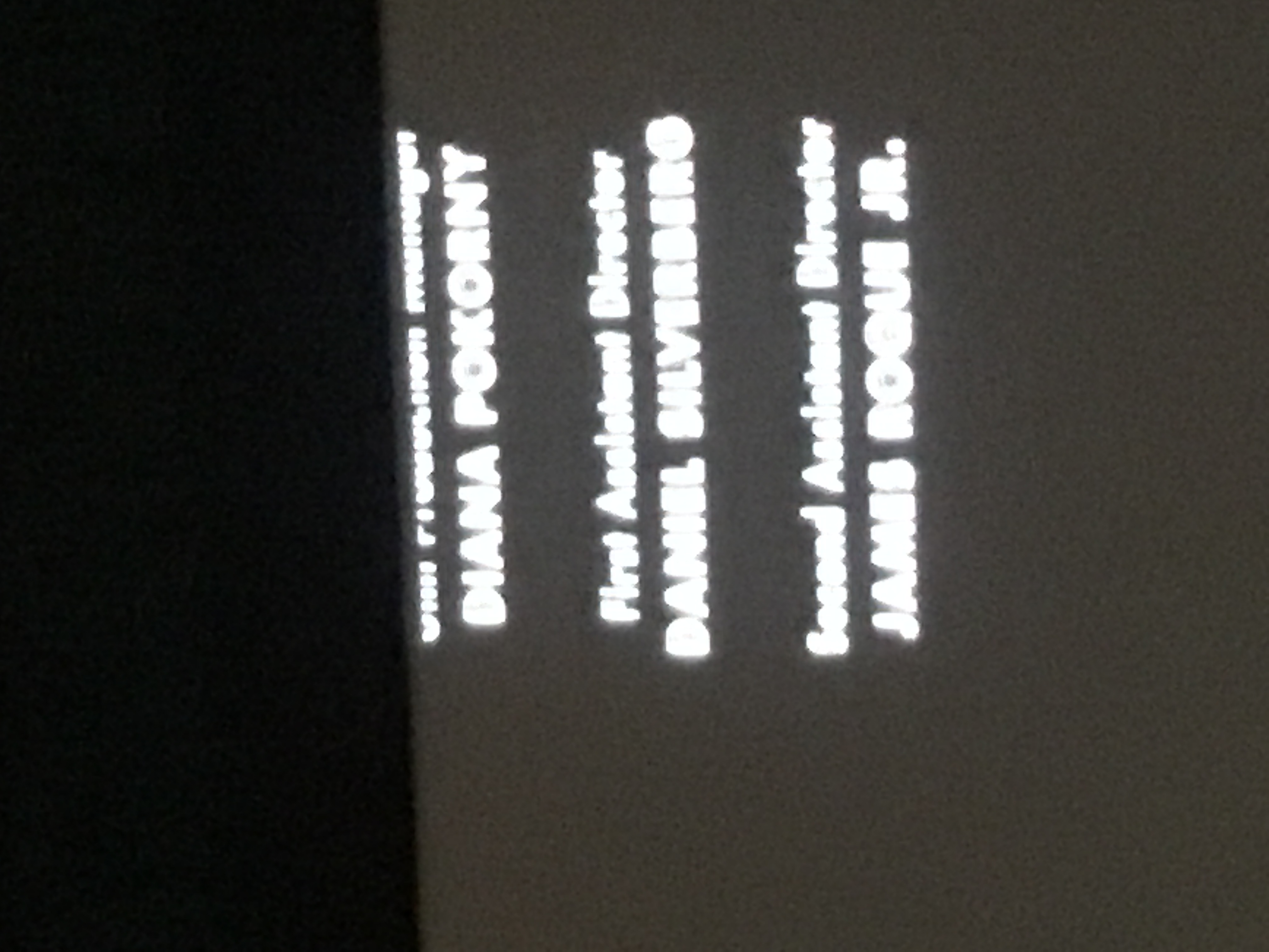 Diana credit on screen