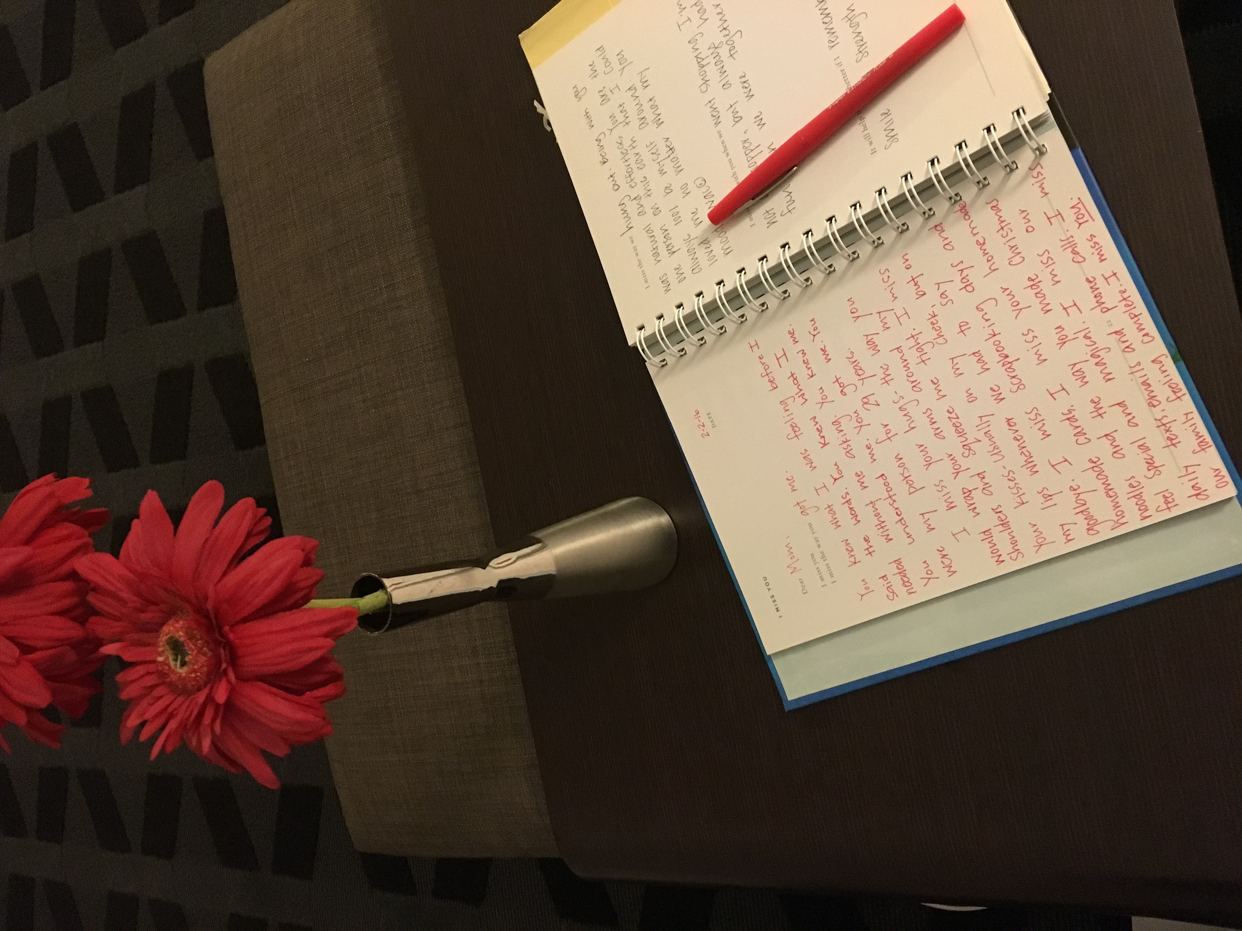 Hotel journaling