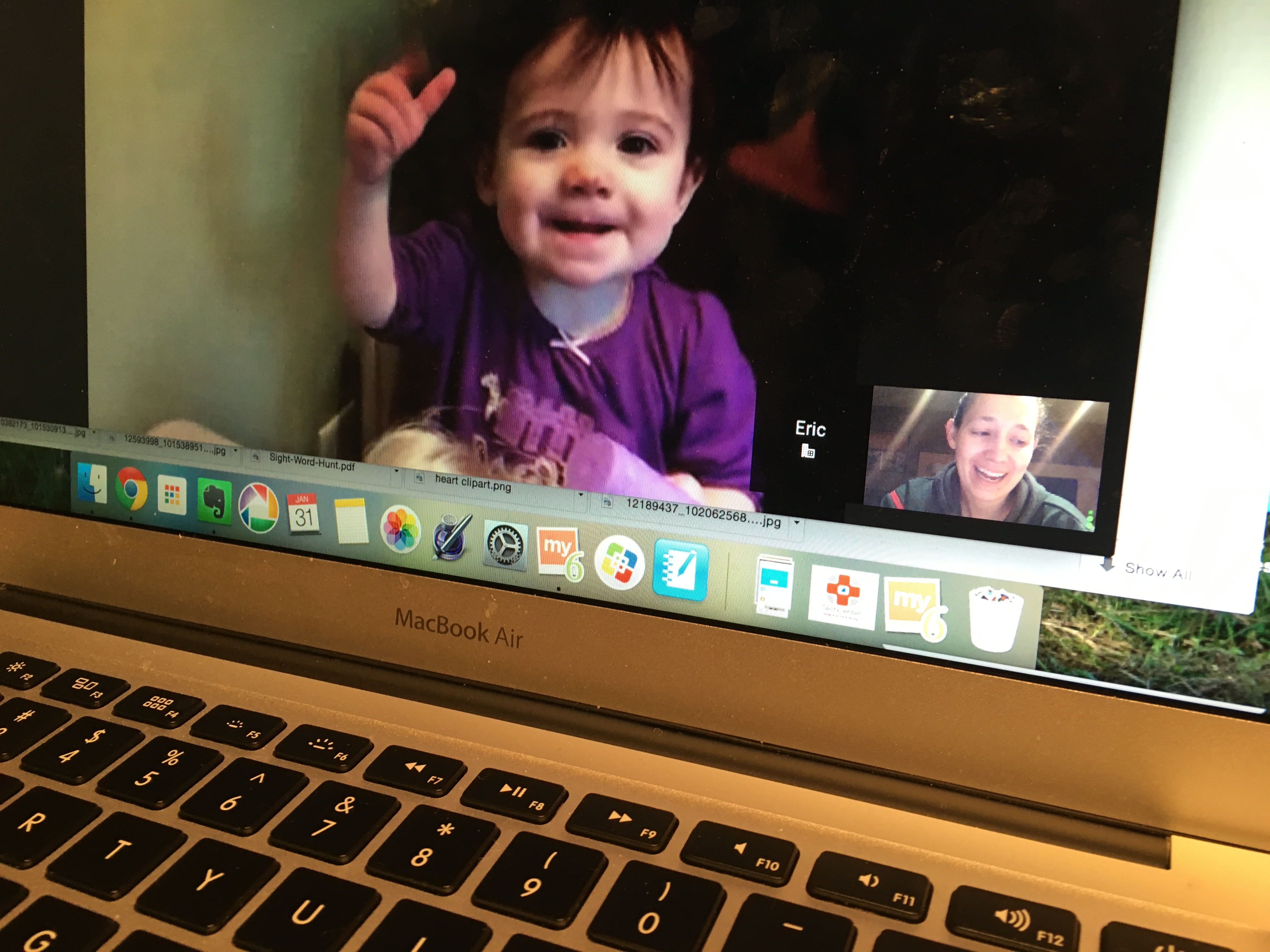 FaceTime with the kids