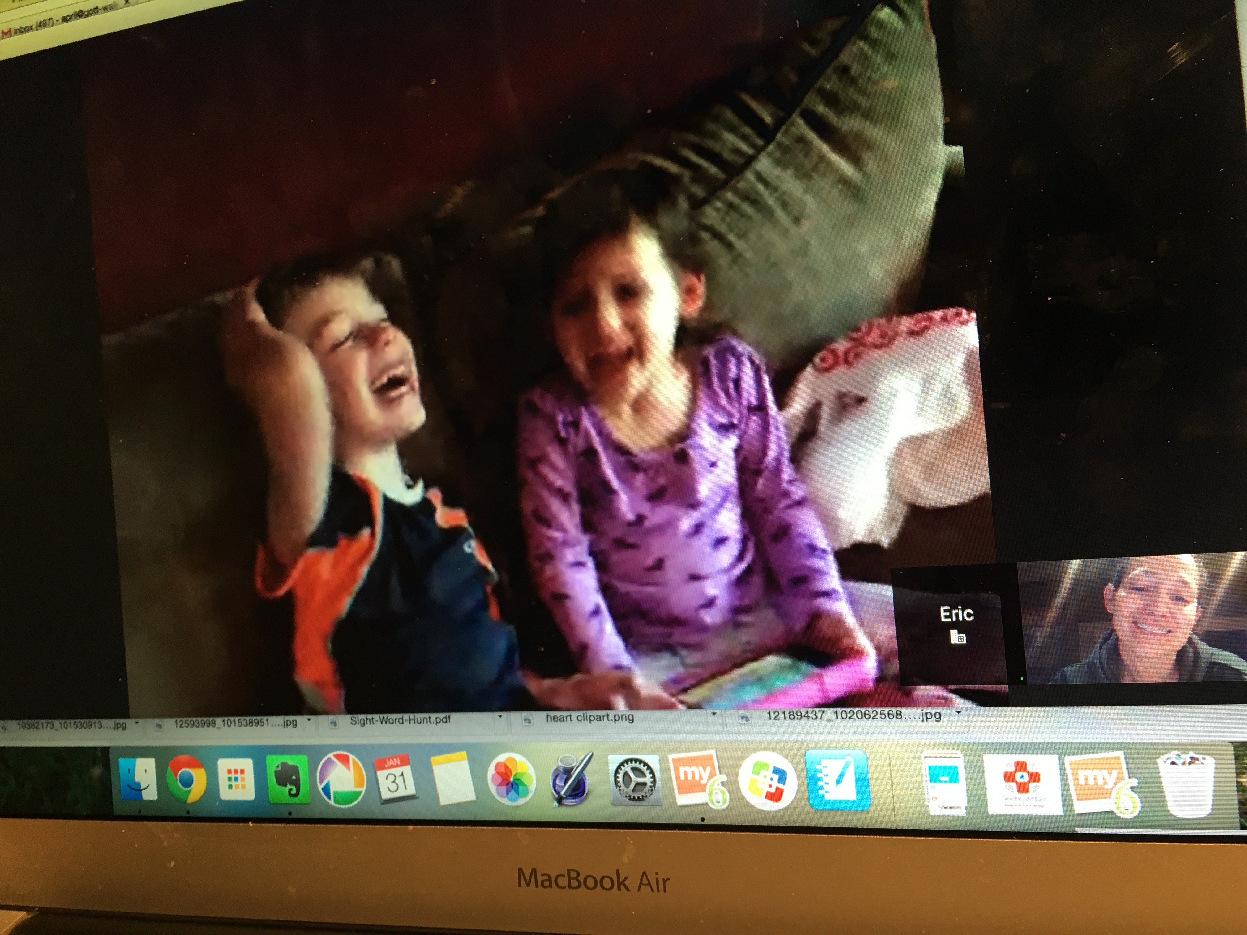 FaceTime with the kids