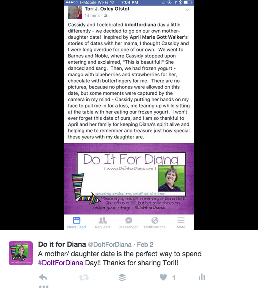 DoItForDiana story