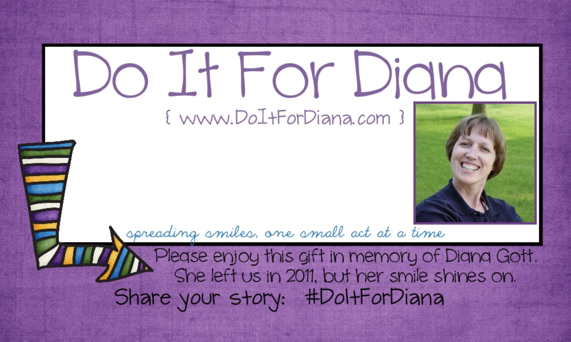 Do It For Diana Card
